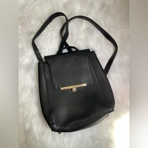 Small Black Backpack Purse